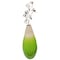 Uniquewise Contemporary Bamboo Floor Flower Vase Tear Drop Design for Dining, Living Room, Entryway Decoration QI004271.M - alternate 1